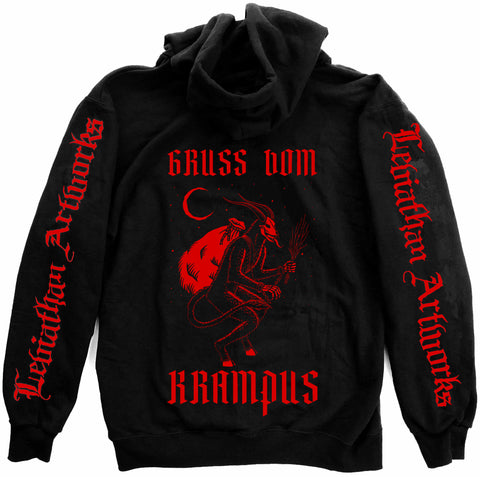 Krampusnacht pullover hoodie