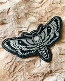 Death Moth leatherette patch