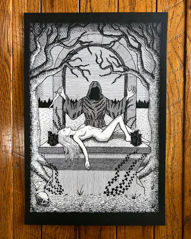 Sacrificium screen print