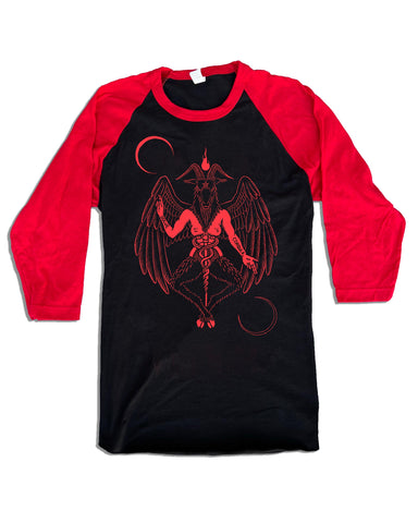 Baphomet baseball tee