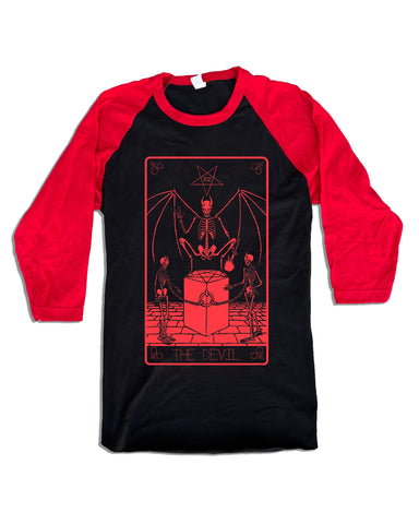 The Devil baseball tee