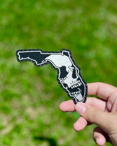 Florida Muerte leatherette patch