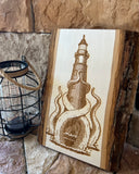 The Lighthouse wood engraving