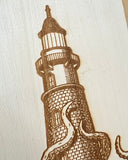 The Lighthouse wood engraving