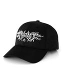 Leviathan “black metal” logo snapback hat